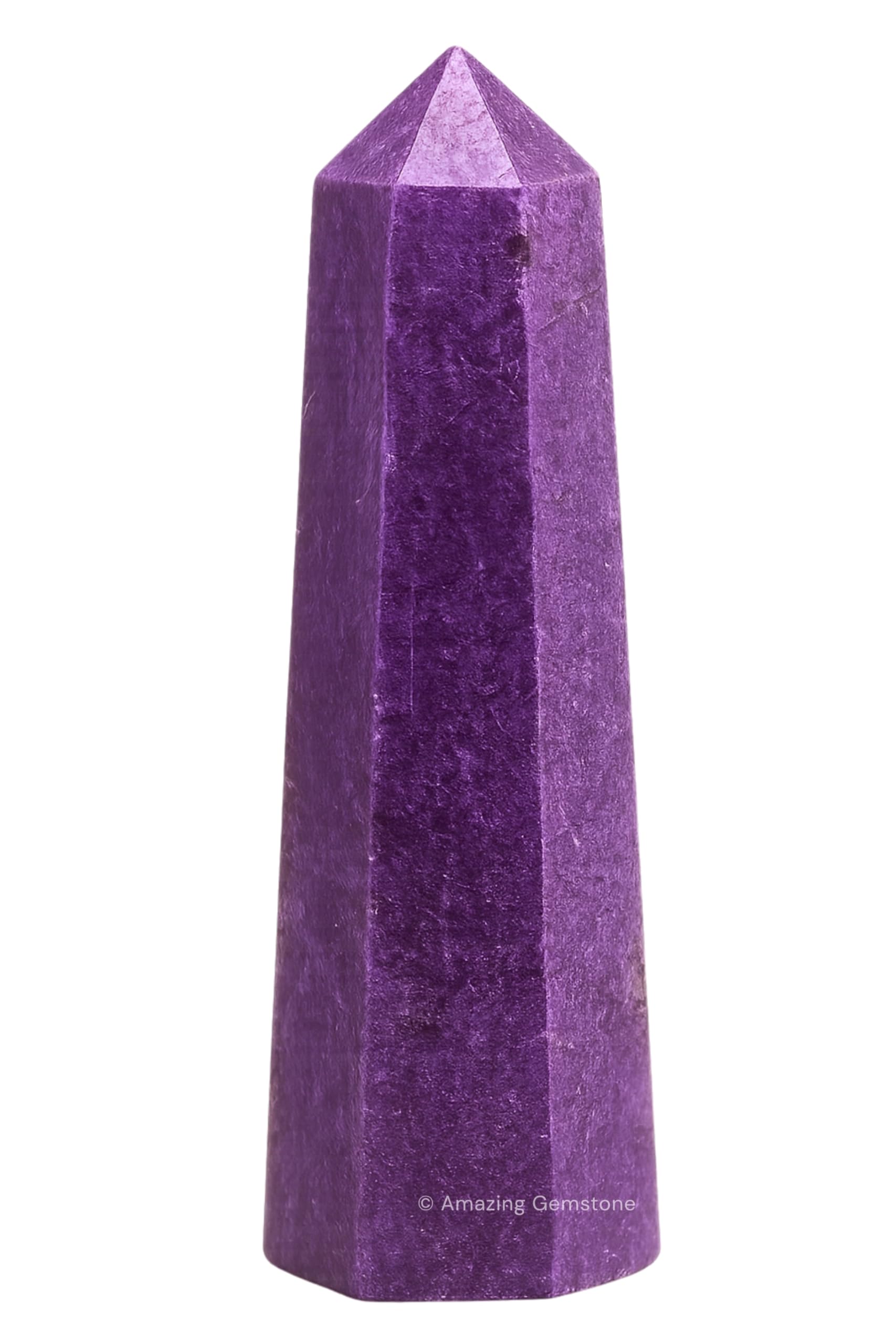 Amazing Gemstone Stichtite Crystal Towers - Natural Healing Crystal Point Obelisk for Reiki Healing and Crystal Grid (2" to 3" Inch)