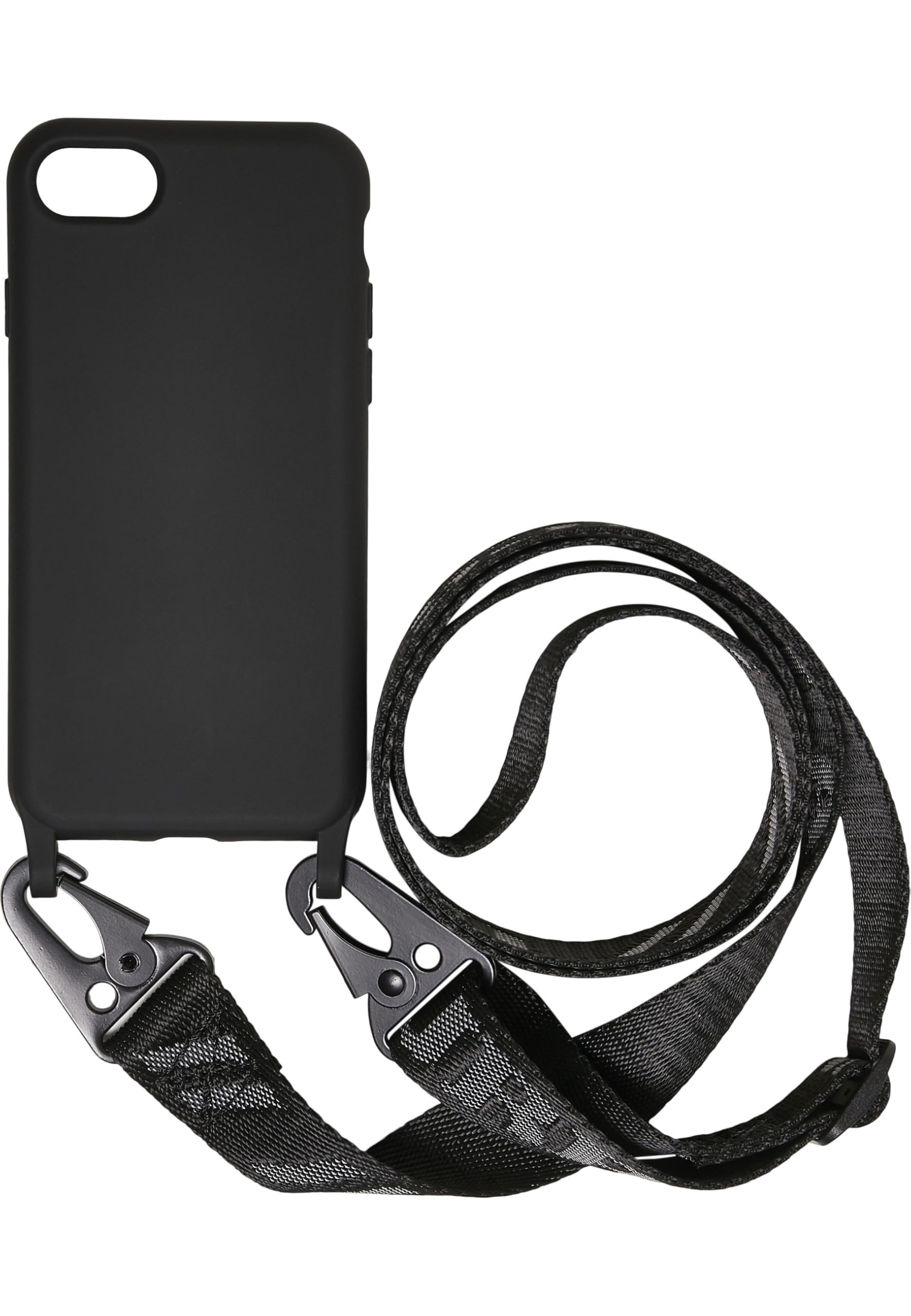 Urban Classics Phonecase I Phone 6/7/8 Black with Logo Strap