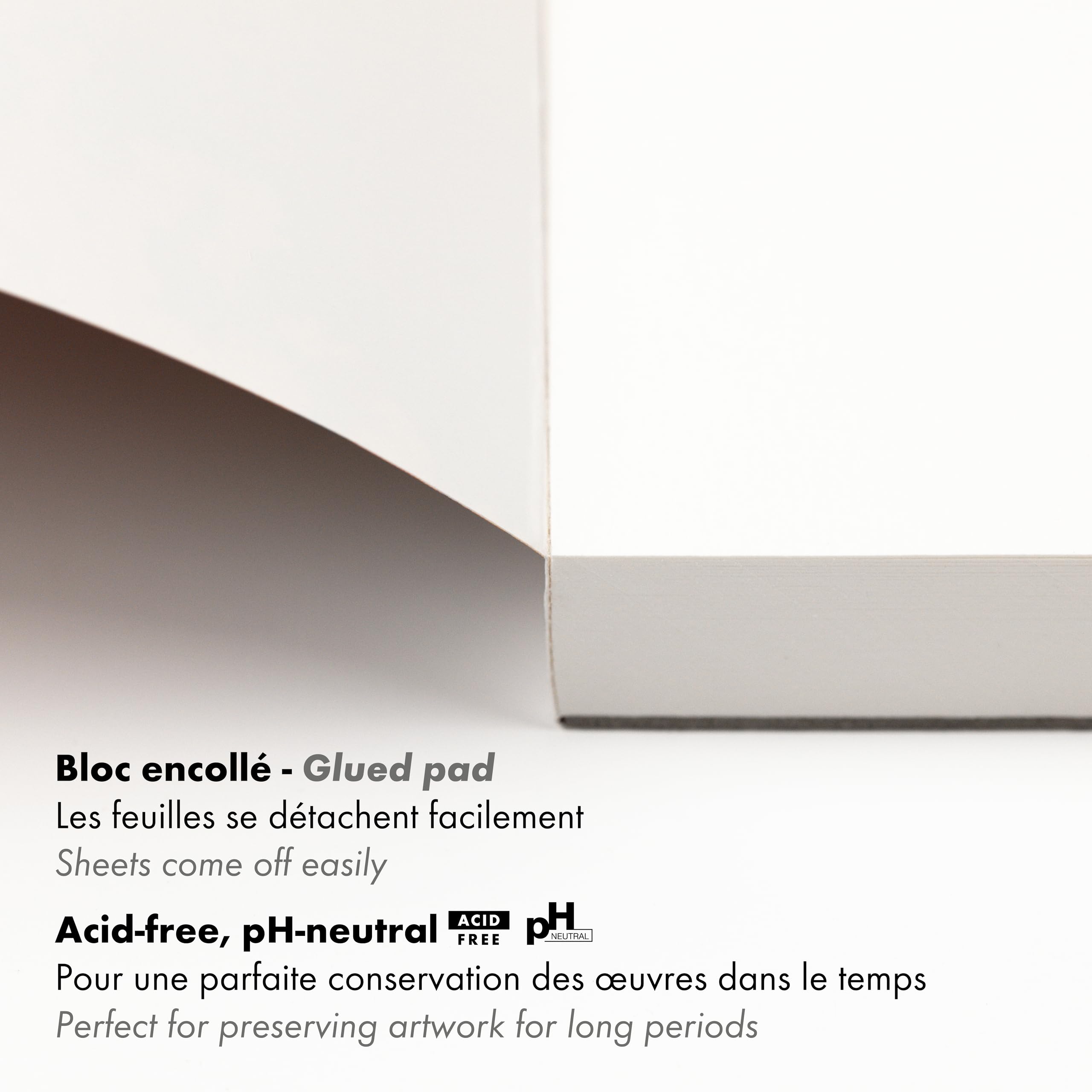 Clairefontaine Aquapad Goldline Aquarellblock A6, 10,5x14,8cm, 300g, 50 Blatt