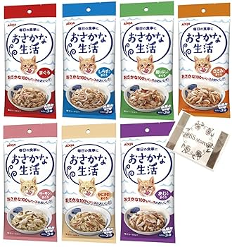 Amazon | アイシア おさかな生活 180g（60g×3袋）キャットフード
