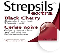 Vista 2 de STREPSILS® Extra Sore Throat Lozenges - Black Cherry (Canada)