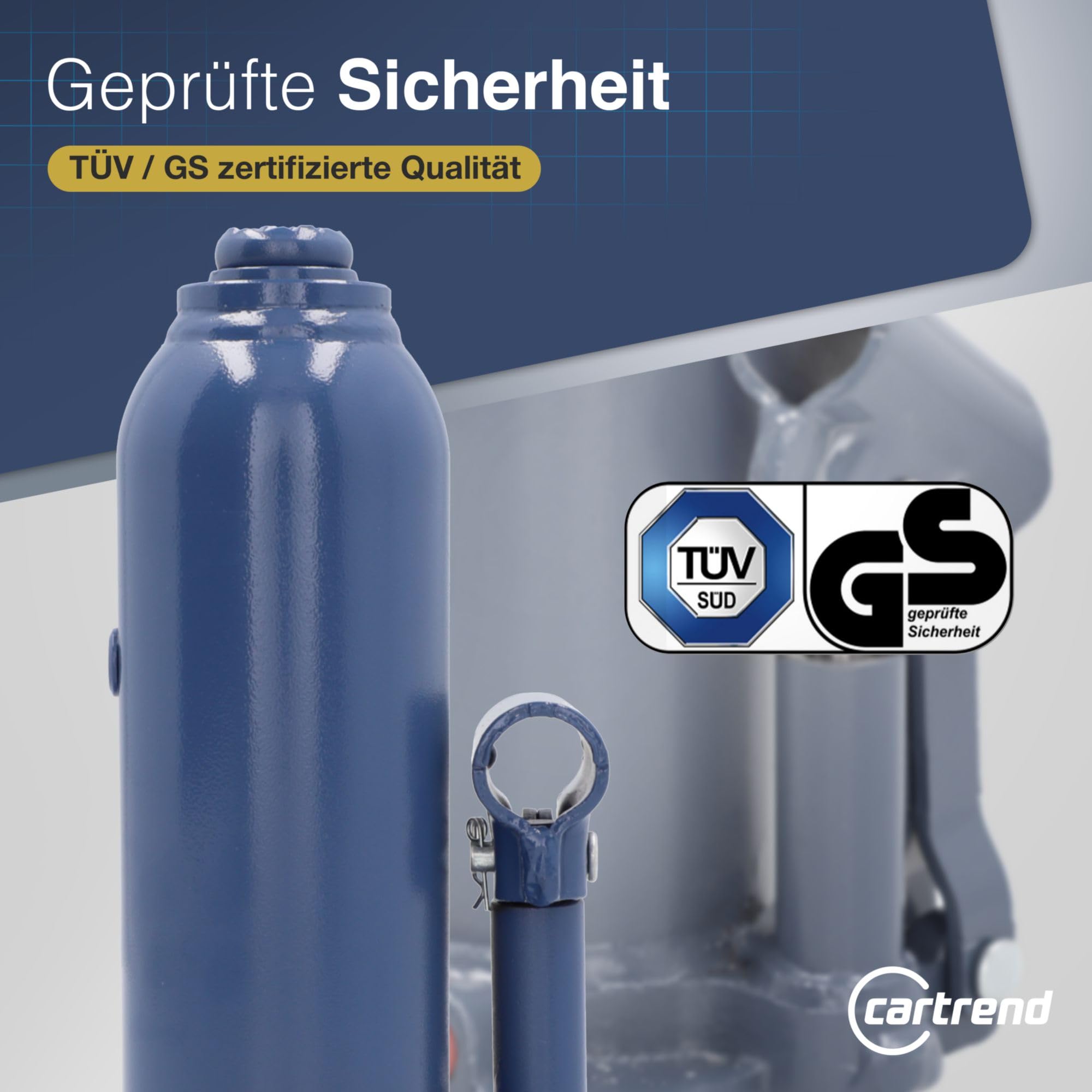 CARTREND 10007 Hydraulische krik, 4 kg