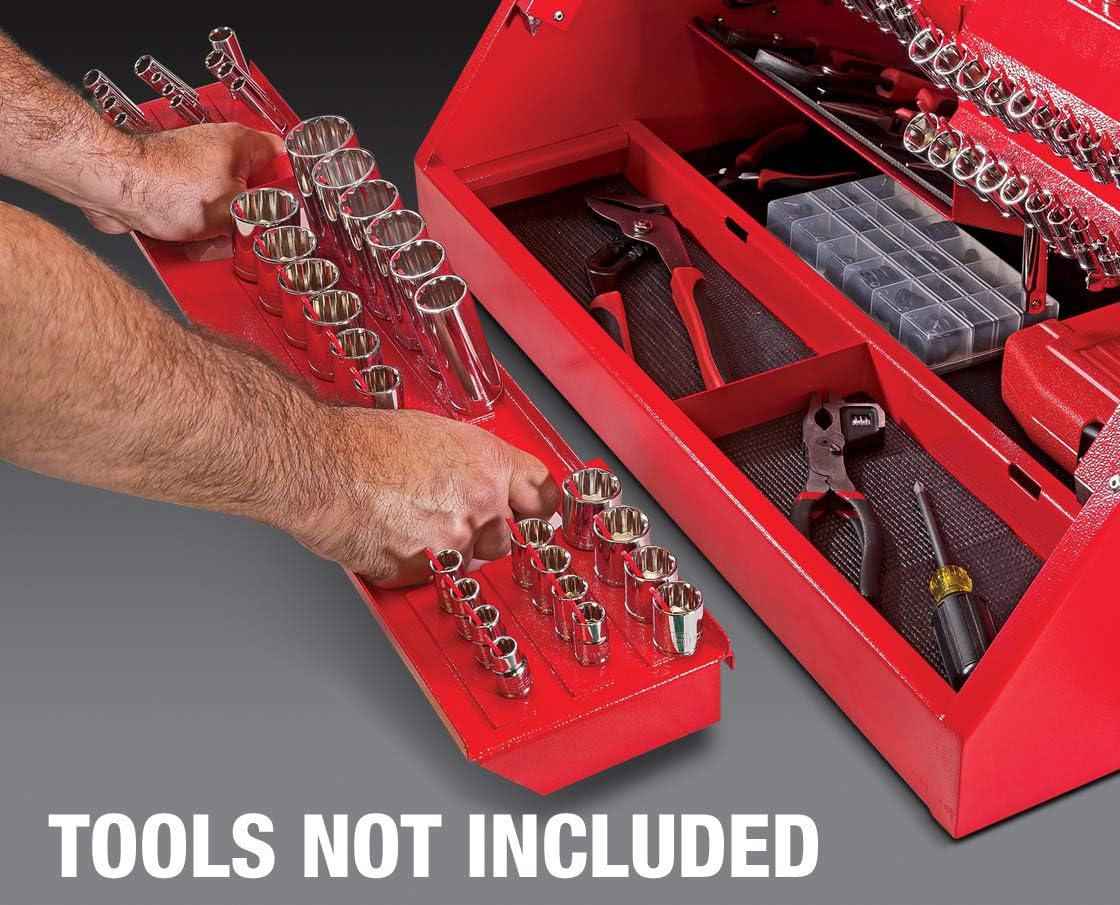 Onе-Dау Sаlе: Uр tо 60% оƒƒ Powerbuilt - 26 Rapid Box W/Front Cover (Red), Shop Equipment, (642677)