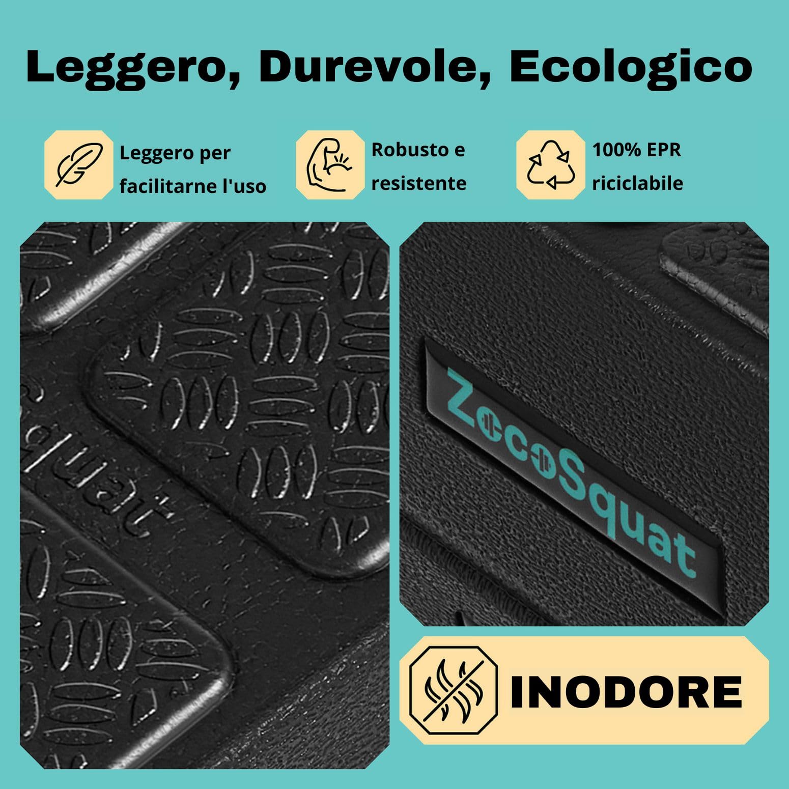 Set di 3 Stretching ai Polpacci, estensori per polpacci, per allungare il tendine d'Achille e le fasce, Slant Board