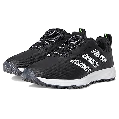 adidas Golf Codechaos BOA 25 Golf Shoes (Little Kid/Big Kid) Golf Shoes Core Black/Footwear White/Lucid Lemon