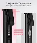FARERY Travel Curling Iron Dual Voltage, 1 Inch Mini Size With 3 Adjustable Temp, Ceramic Hair Curler With Keratin & Argan Oil Infuse, Storage Bag Included