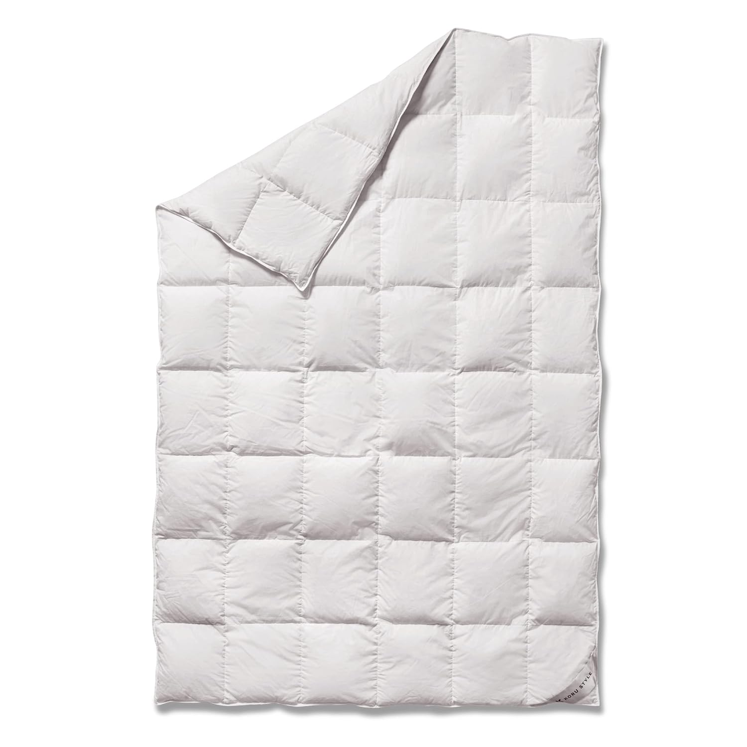 Koru Style Royal Daunen Bettdecke 135×200 cm – 90% Gänsedaunen / 10% Federn – Ganzjahresdecke 135×200 cm – Luxus Daunendecke 135×200 cm – Made in…