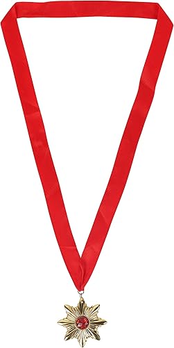 Medalla Drácula con cinta roja, perfecta para Halloween, fiestas, cosplay y mucho más
