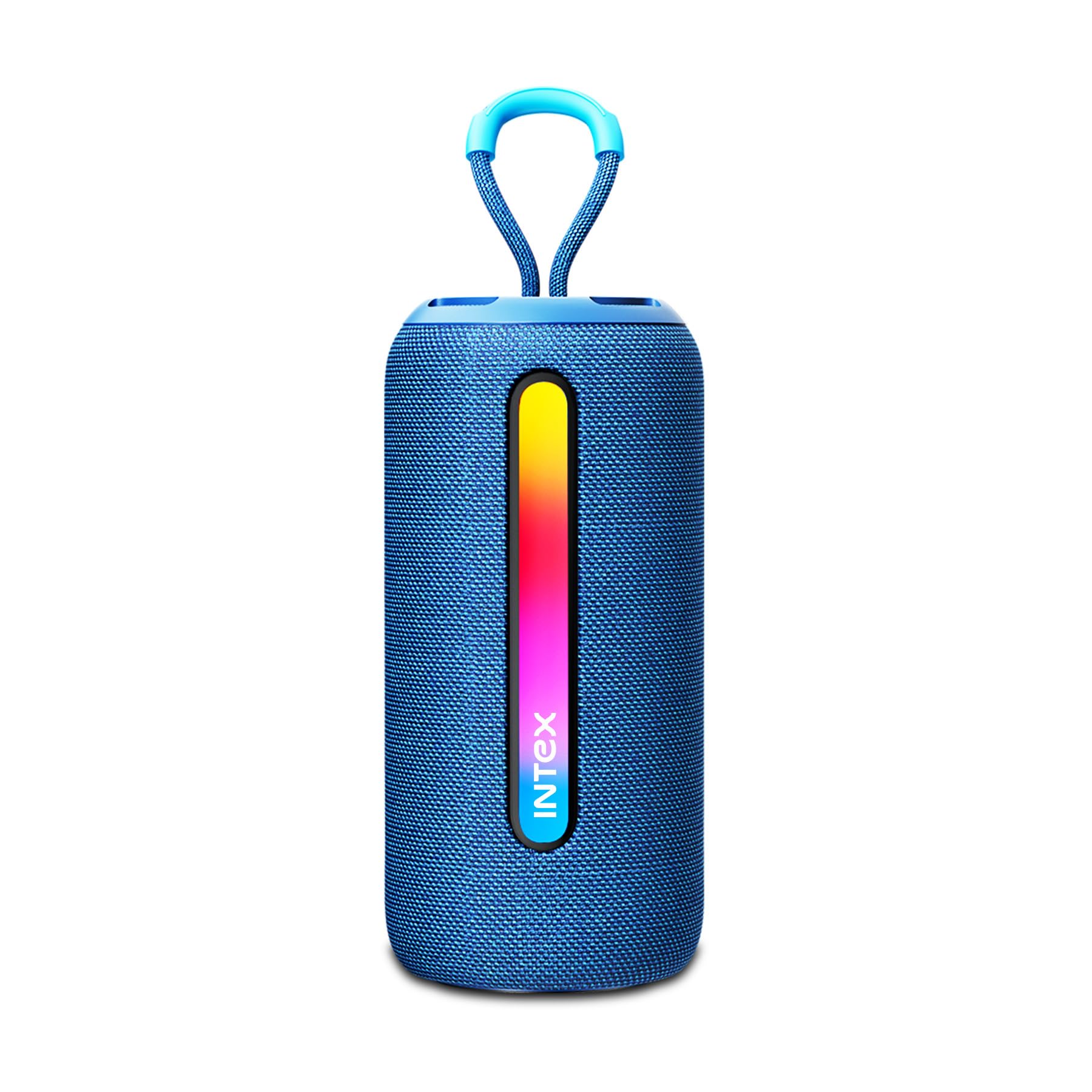 Intex Beast 10X Portable Bluetooth Speaker 10W Output | Dual 52mm Drivers | 360° Surround Sound | RGB Light | TWS Pairing | Type-C Charging | USB/AUX/TF/BT Playability | Wireless BT v5.4 Speaker-Blue-image-32