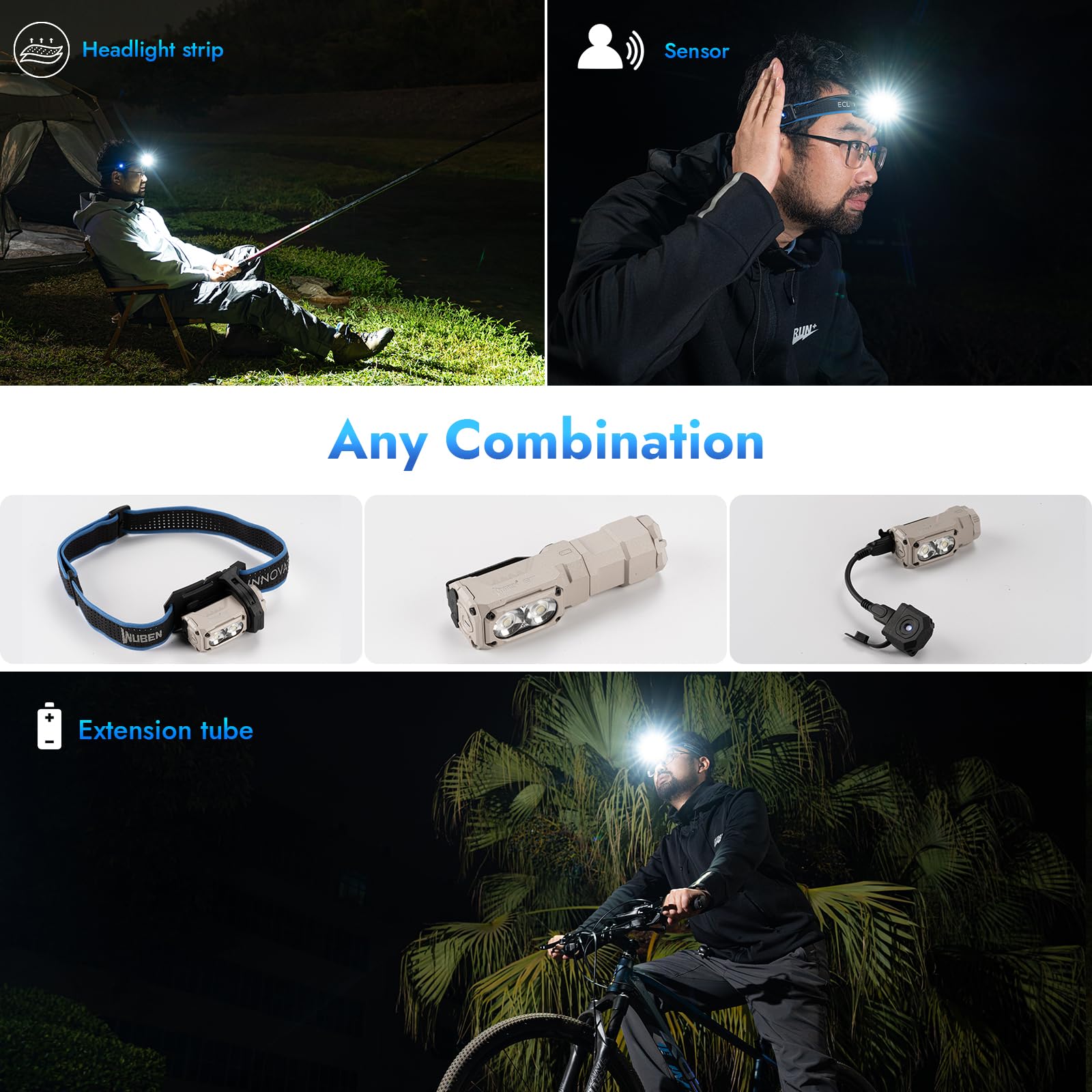 WUBEN E7 1800 Lumen Rechargeable Mini Flashlight with Magnet