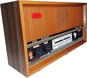 Rádio Vintage Itamarati 3 Faixas Com Entrada Auxiliar Marrom