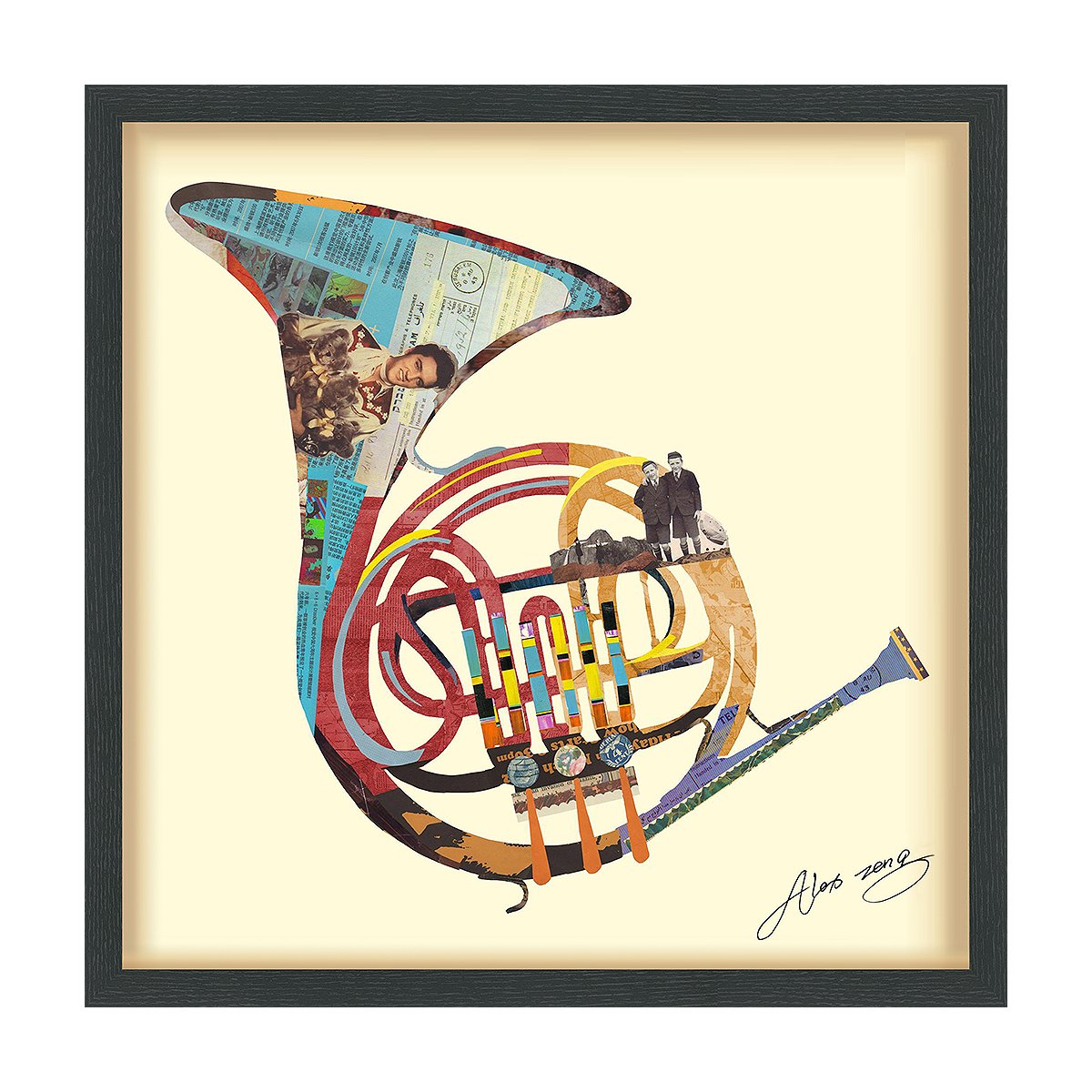 Amazon.com: Empire Art Direct Funky French Horn Dimensional