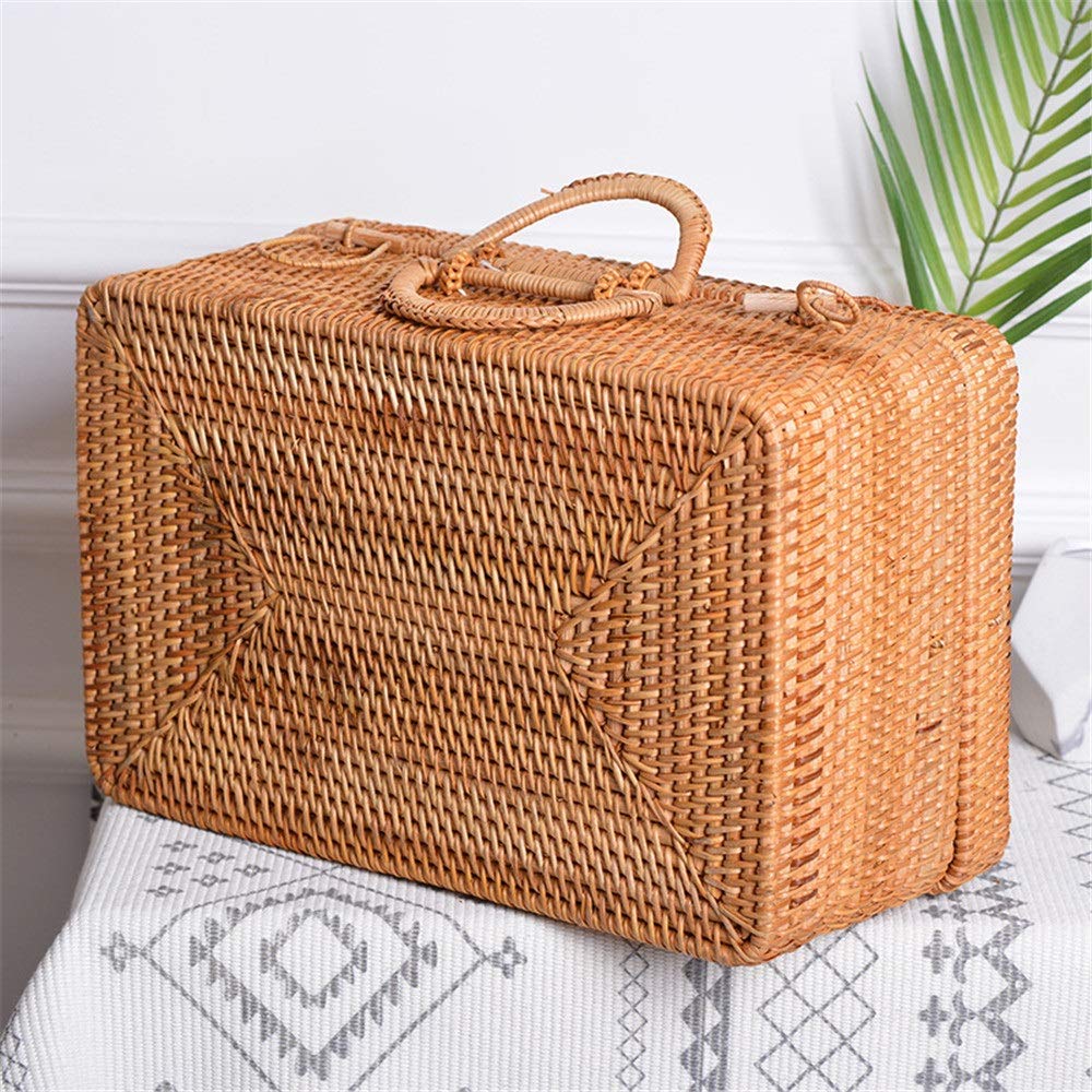  ラタン ストレージ ボックス バスケット 2個セット Amazon.co.jp: 籐収納バスケット ふたストレージ2バスケット玩具
