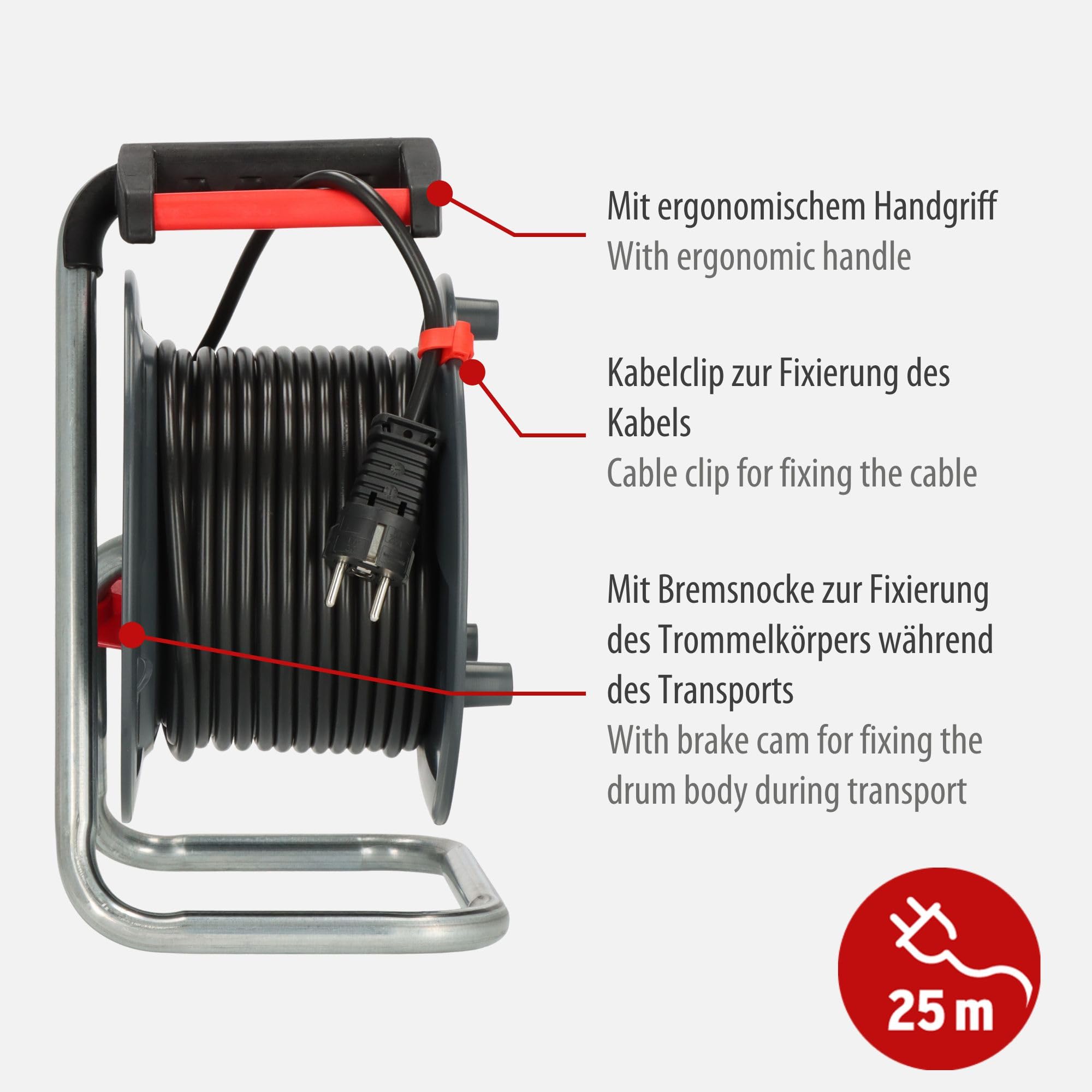 Kopp POWERversal Interno 7AC outlet(s) Nero, Grigio, Rosso, Bianco