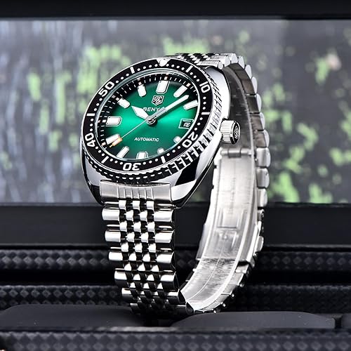 Miniatura 6 de Relojes automáticos BENYAR para hombre, reloj mecánico analógico de acero inoxidable, impermeable hasta 50M, calendario, luminoso, relojes de