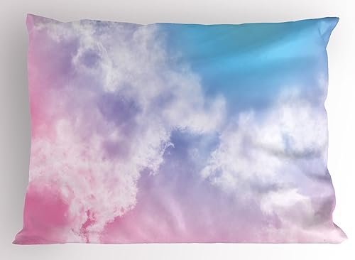 Miniatura 26 de Ambesonne Earth - Juego de 2 fundas de almohada con diseño de geografía de los continentes realistas de Globe of Planet Tierra, artículo de ropa