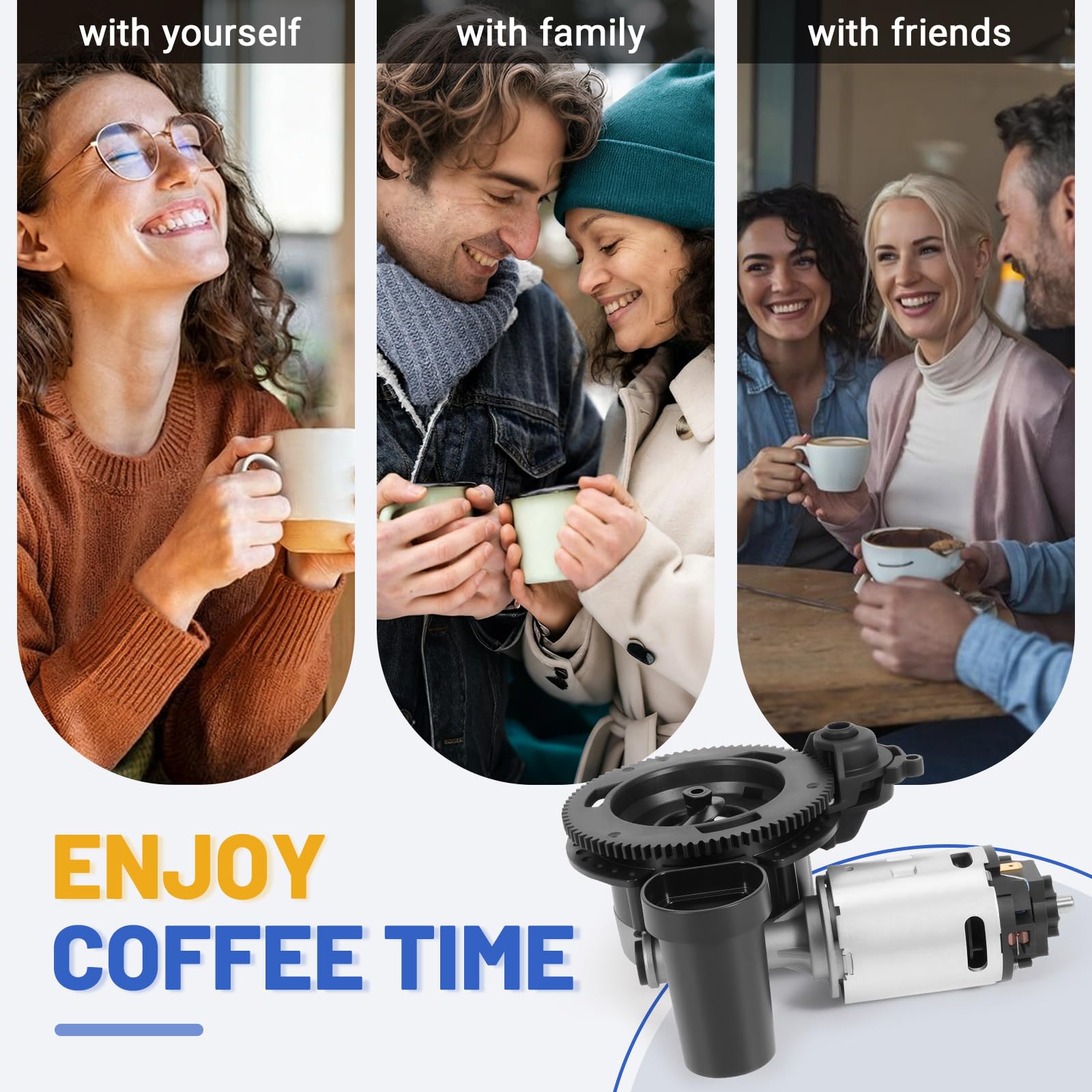 Coffee Grinder Motor Fit for Philips EP1221 2121 2124 2136 3146 5144 Espresso Machine - Coffee Maker Machine Grinder Motor DC230V 60W product thumbnail 7