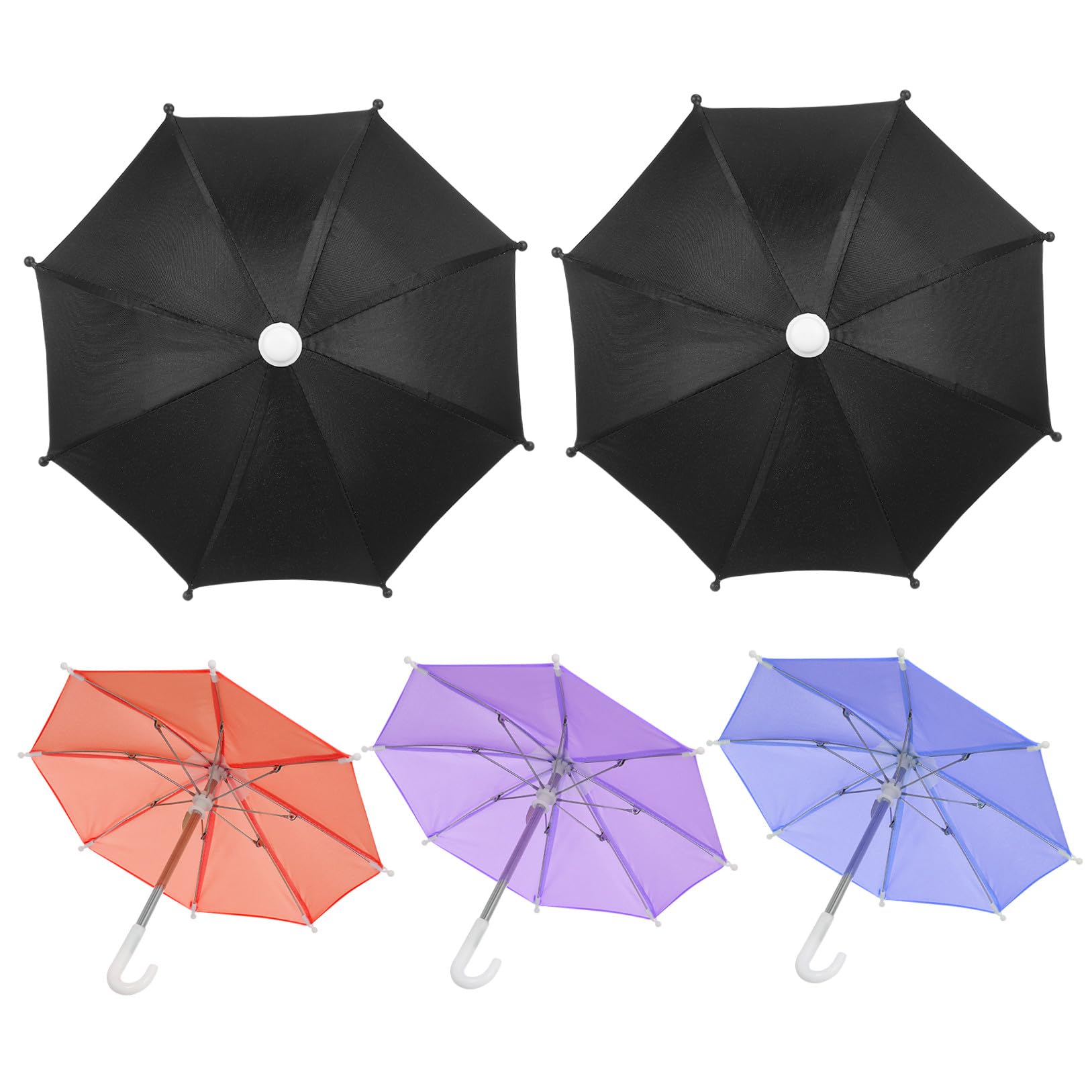 Toy Umbrella - 5 Piezas De Paraguas Mini Juguetes Para NiñOs Colores Vibrantes DiseñO Compacto Y Ligero ProteccióN Contra Lluvia Y Rayos Uv Apertura Y Cierre FáCil DecoracióN