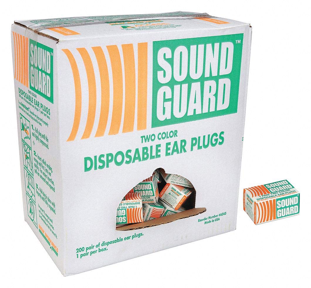 AbilityOne - 6515001376345 - SoundGuard™ Foam Ear Plugs - 200 Units