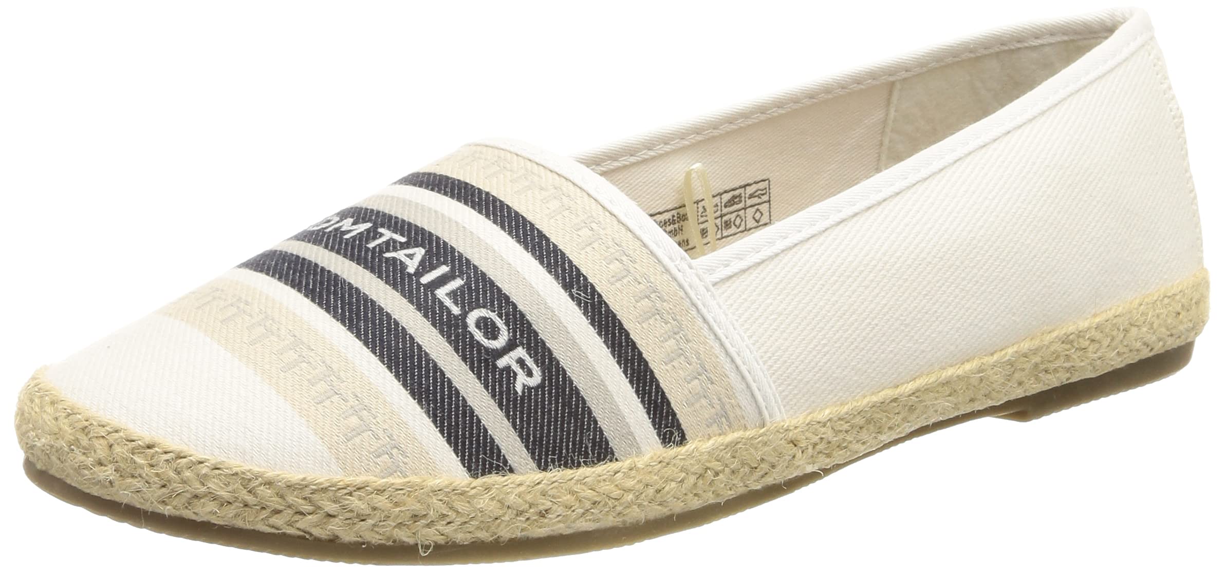 Tom Tailor 3292002, Loafer, White-Navy,