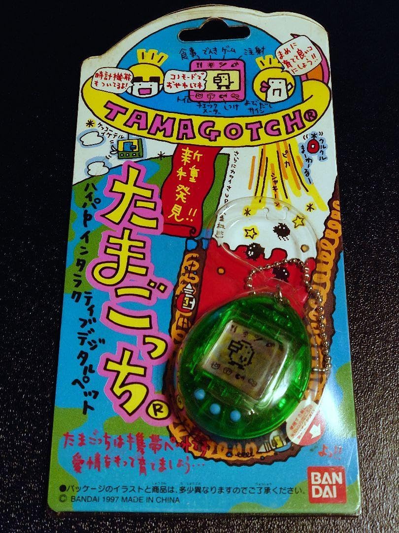 Amazon | 新種発見!!たまごっち クリアグリーン | ハンドヘルドゲーム