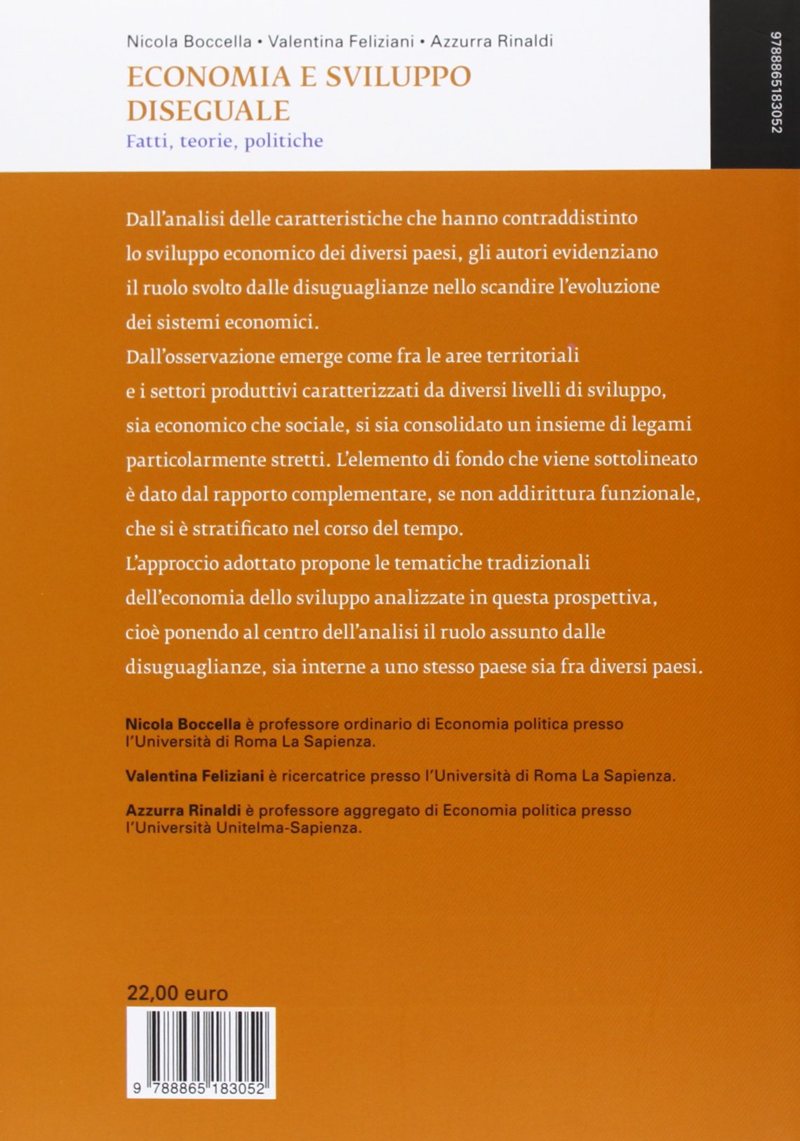 Economia e sviluppo diseguale. Fatti, teorie, politiche