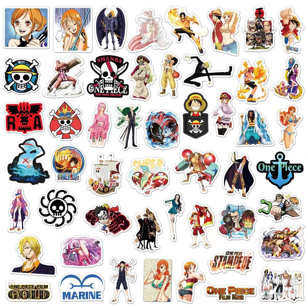 Amazon.co.jp: for ワンピース ステッカー 50枚セット かわいい