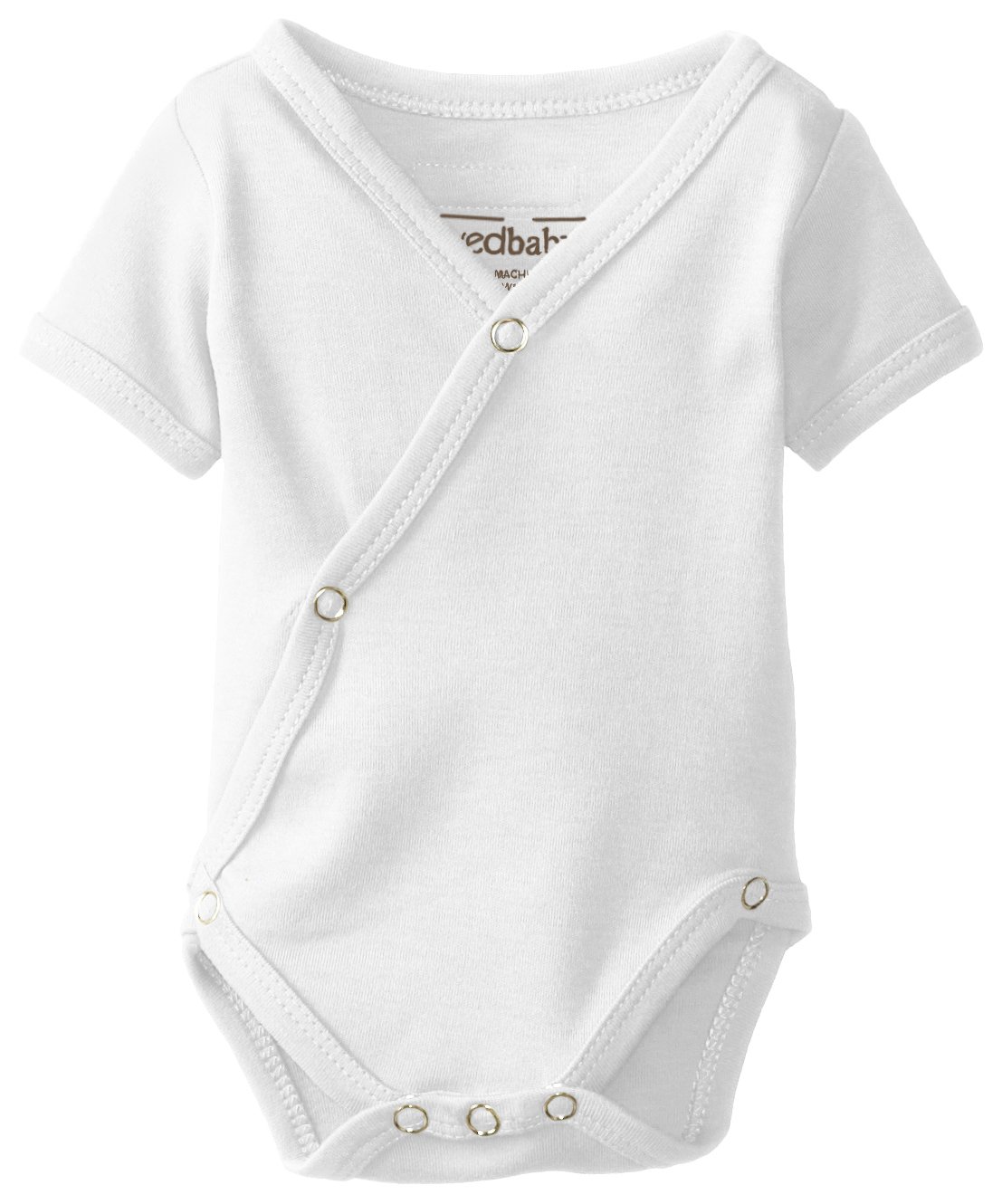 Unisex Baby Organic Short-Sleeve Kimono Bodysuit