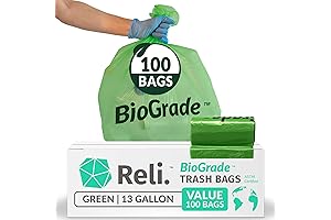 Reli. Biodegradable Compostable 13 Gallon Trash Bags