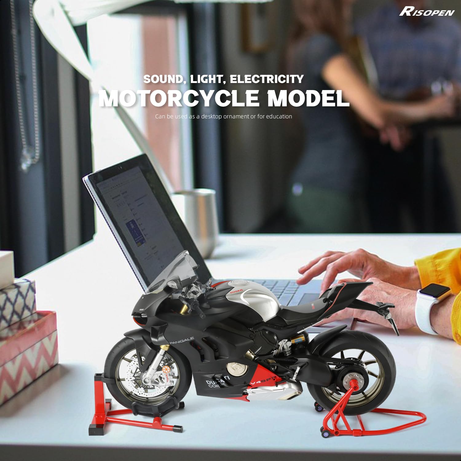 1:6 modèle réduit de Moto Jouet Compatible Ducati Panigale V4 SP2