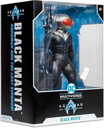 Miniatura 10 de McFarlane Toys - Manta negra DC Multiverse (Aquaman y The Lost Kingdom) estatua de 12 pulgadas