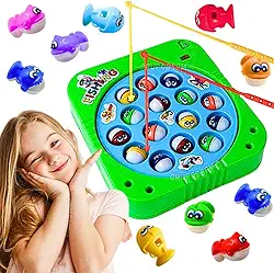 Jogo Pega Peixe retro classico o mar tá pra peixes Brinquedo educativo Jogos de Tabuleiro infantil para familia presente criança 3 anos menino menina com varinha de pescar anzol