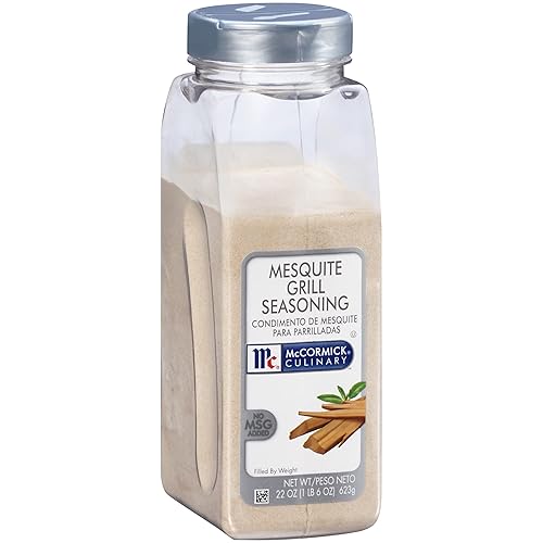 McCormick Culinary Mesquite - Condimento para parrilla, 22 onzas, un recipiente de 22 onzas de condimento para barbacoa para sabor ahumado lento disponible en Yaxa Mexico