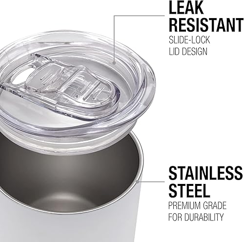 Miniatura 5 de LOGOVISION Juego de Tronos - Vaso de vino oficial Baratheon Sigil de 12 onzas sin tallo, taza de viaje de acero inoxidable, vaso de lago, aislado