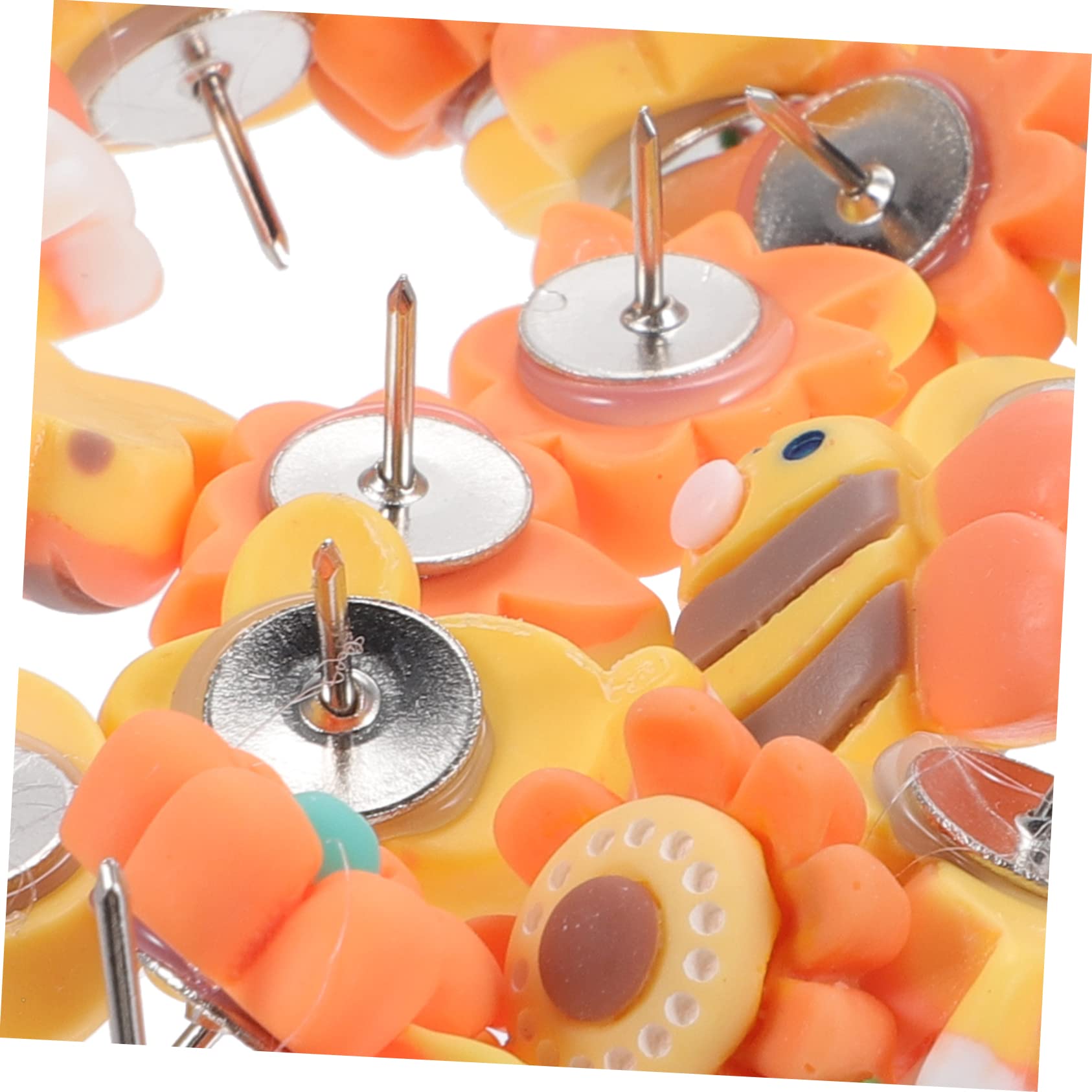 VILLCASE 120stücke Farbenfrohe Pushpins Resin Kawaii Design Für Pinnwände Korktafeln Und Karten Dekorative Stecknadeln Für Und -projekte