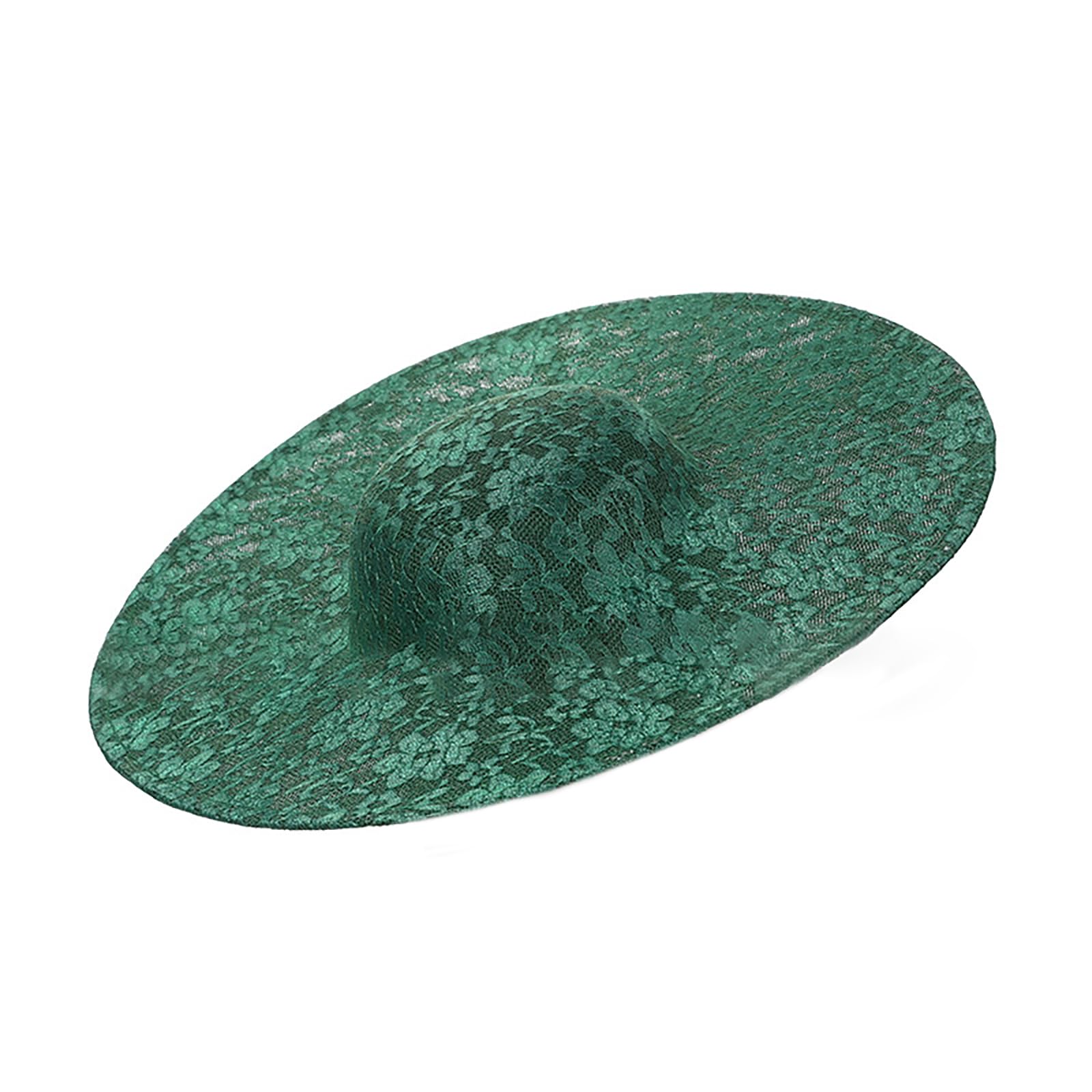 Maxtonser Sinamay Hat Fascinator Hat Base for Women Millinery Handmade Accessories Cocktail Party French Bonnet Hat Round Base