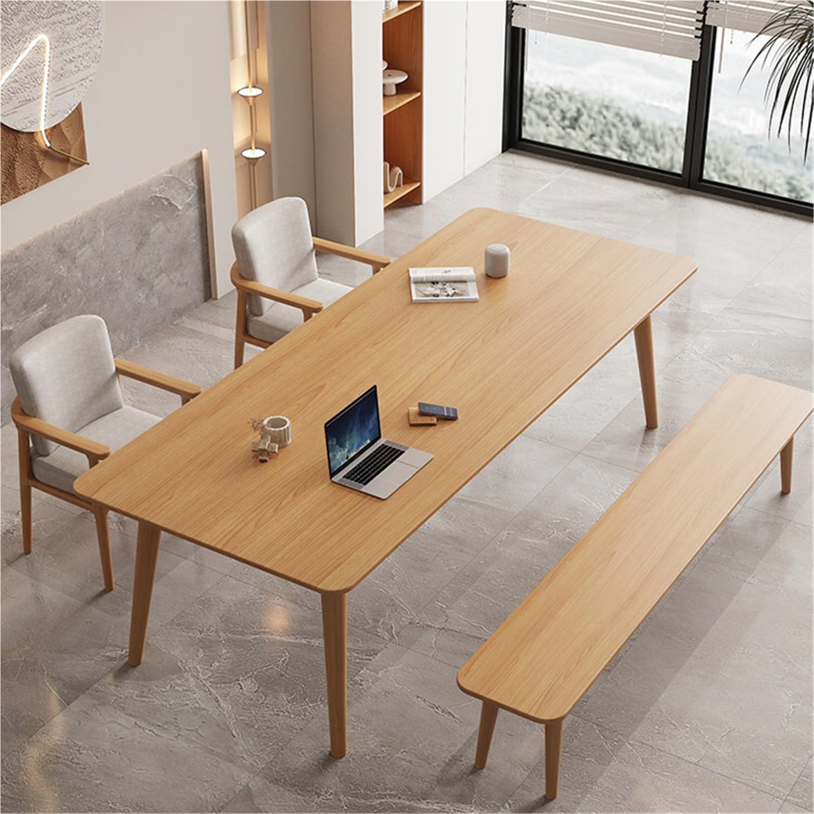 Bürotisch Großer Arbeitstisch, lange Werkbank, Schreibarbeitsplatz