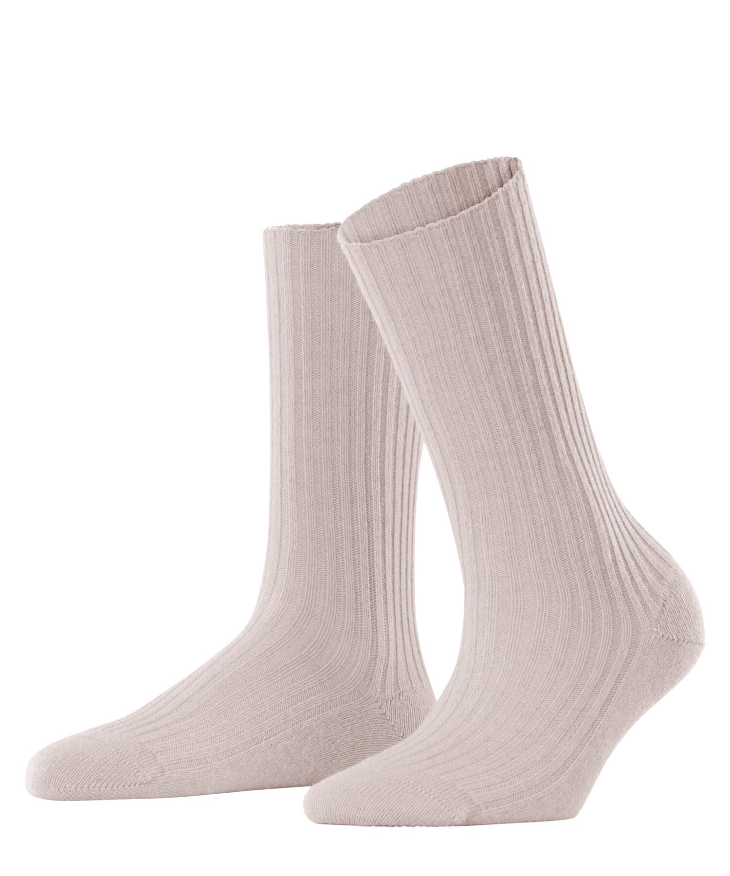 FALKE Kobiety Skarpety Cosy Wool Boot W So wełna kaszmir jednokolorowe 1 Para, Różowy Light Pink 8458, 35-38