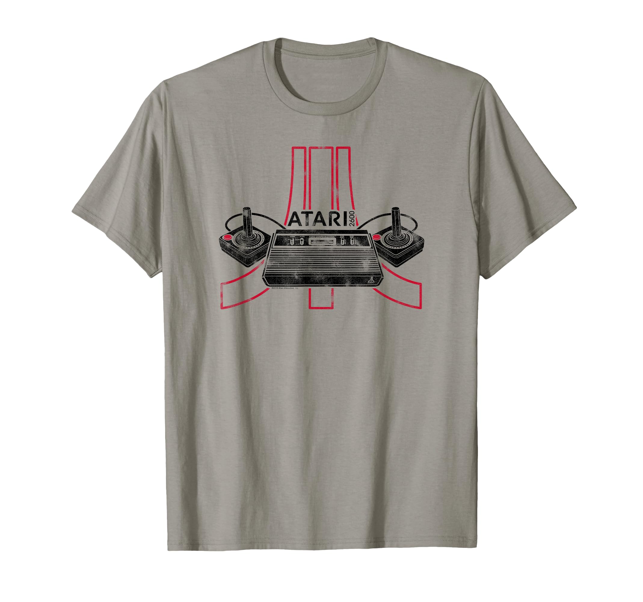 Atari 2600 Gaming Console & Joysticks Logo T-Shirt