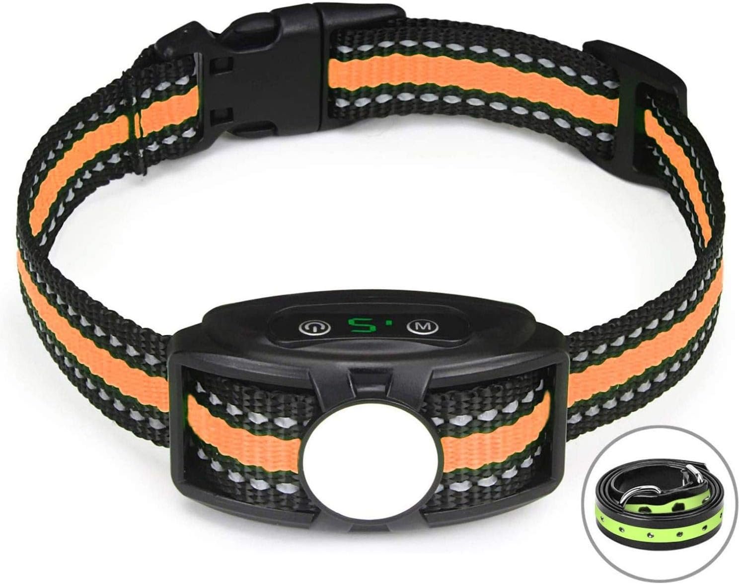 Bark Collar, NO Shock Anti Barking Dog Collars with Rechargeable