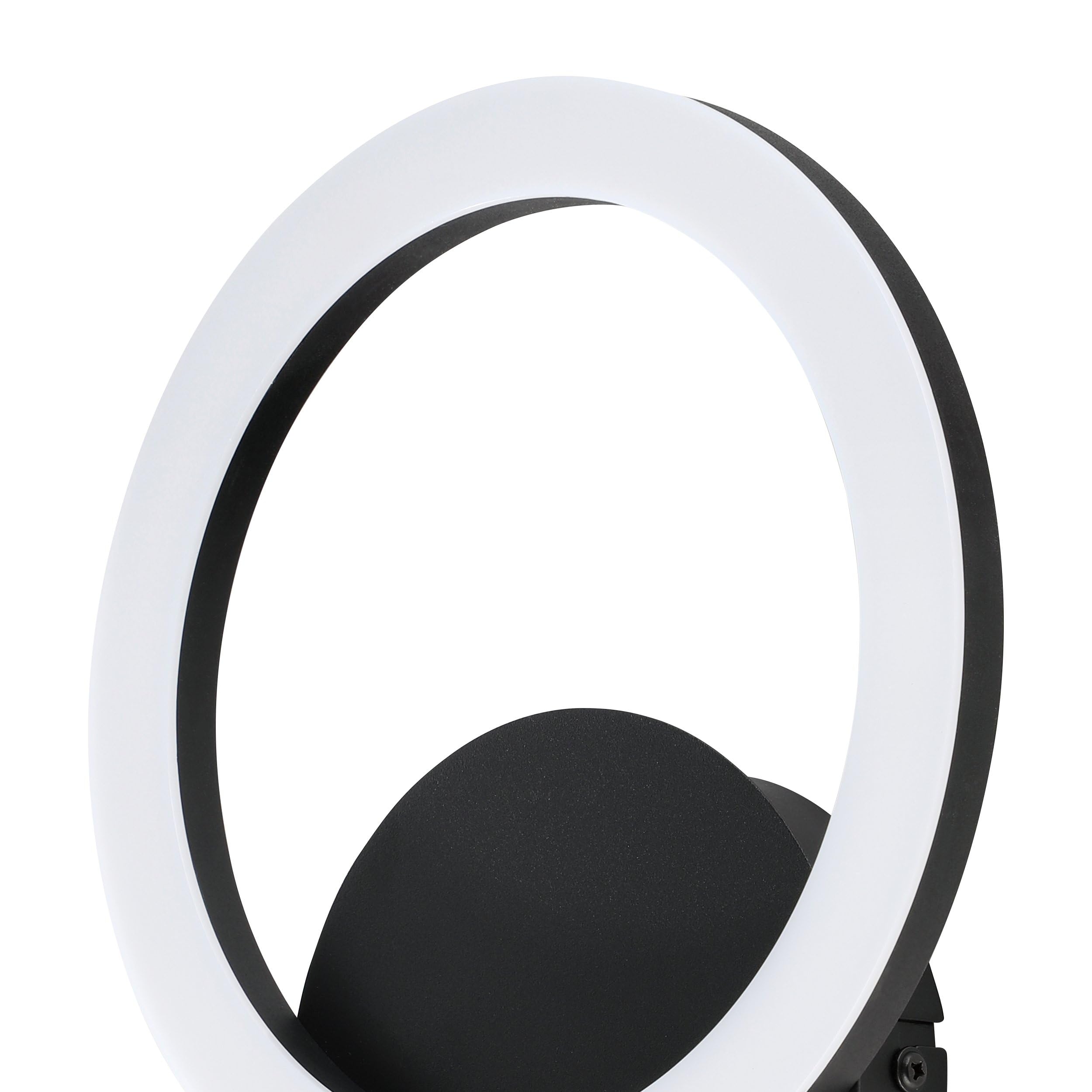EGLO connect.z Smart-Home LED Wandleuchte Parrapos-Z, runde Wandlampe | ZigBee, App und Sprachsteuerung Alexa, Lichtfarbe einstellbar (warmweiß-kaltweiß), dimmbar