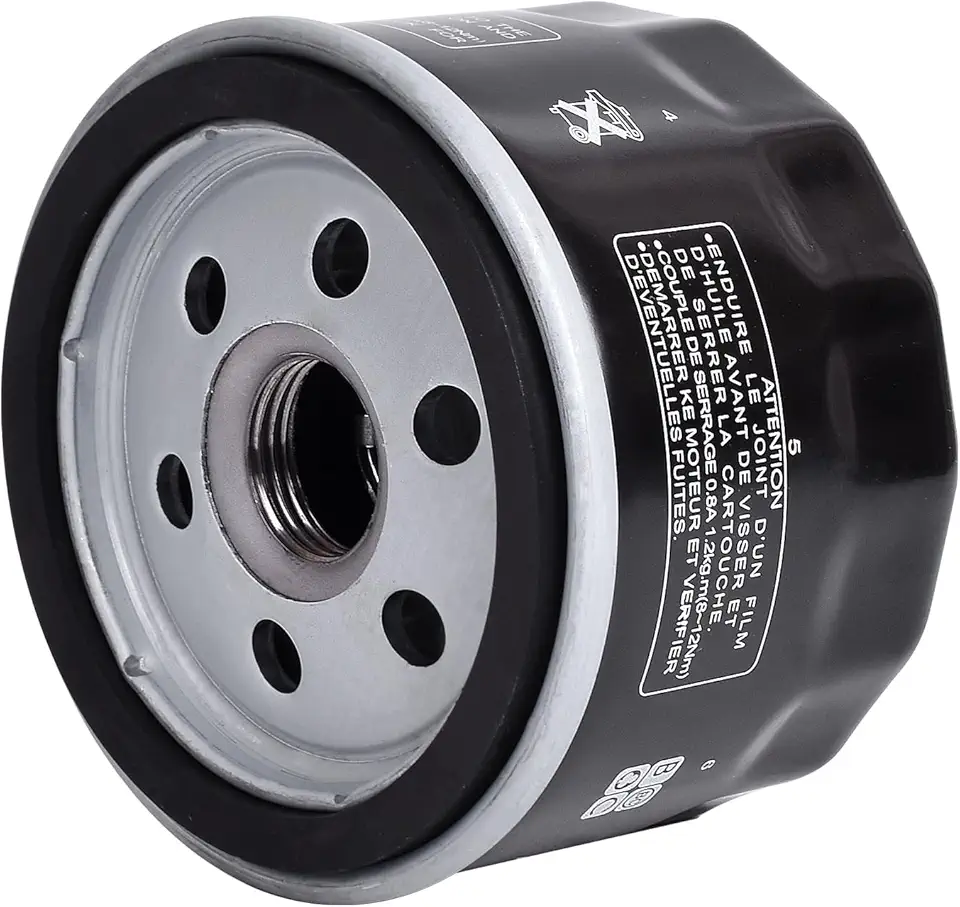 Filtro de óleo HF164 adequado para BMW K1600 GTK48 2011-2019 R1200 2013-2017 R nine T 2013-2020 C400 C650 GT 2011-2018 compatível com Kymco AK550 2000 Óleo externo 17 Filtro 11427673541