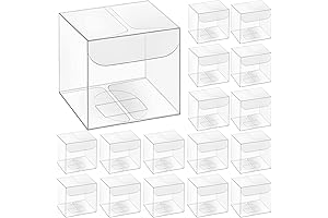 Cajitas de plastico transparentes para dar un toque especial a tus eventos