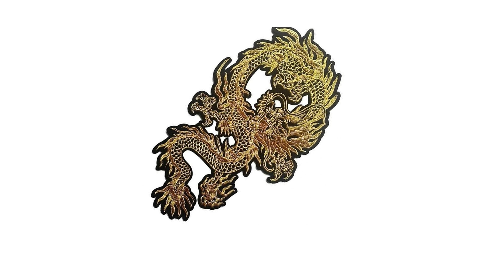金龍　ゴールデンドラゴン　ハンドメイド Amazon.co.jp: ゴールデンドラゴン刺繍入りの中国のドラゴンドラ