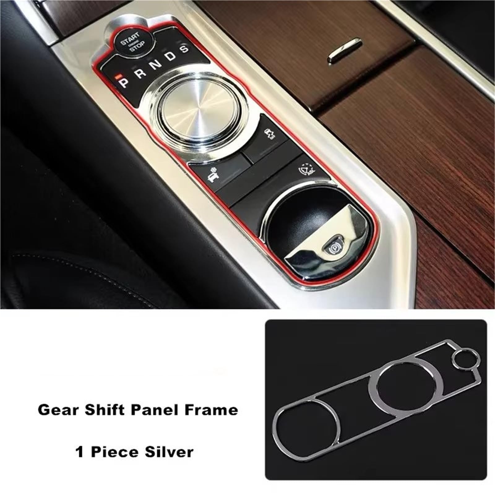 Mittelkonsole Verkleidung Kompatibel Mit Jaguar Für XF 2008–2015, Auto-Mittelkonsole, Schalttafel, Tastenabdeckung, Dekorativer Rahmen, Zieraufkleber, Zubehör