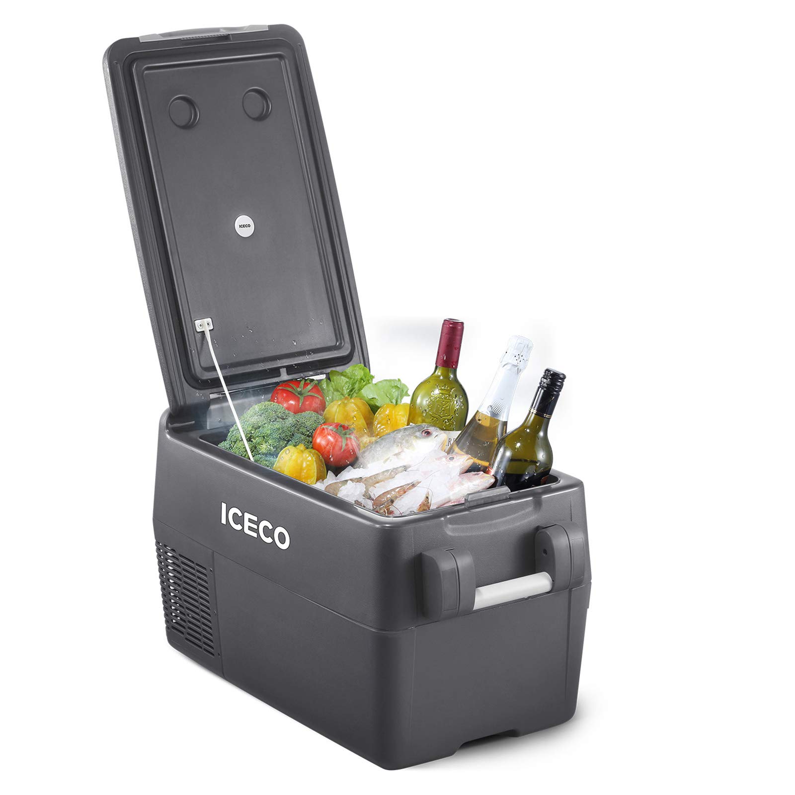 ICECO JP30 Portable Refrigerator, 12V Car Fridge Freezer, 31 Liters Compact Refrigerator with Secop 