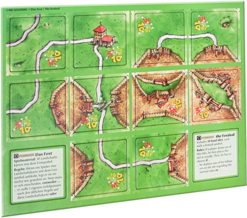 Carcassonne : The Festival Das Fest 10th Anniversary Edition Mini Expansion