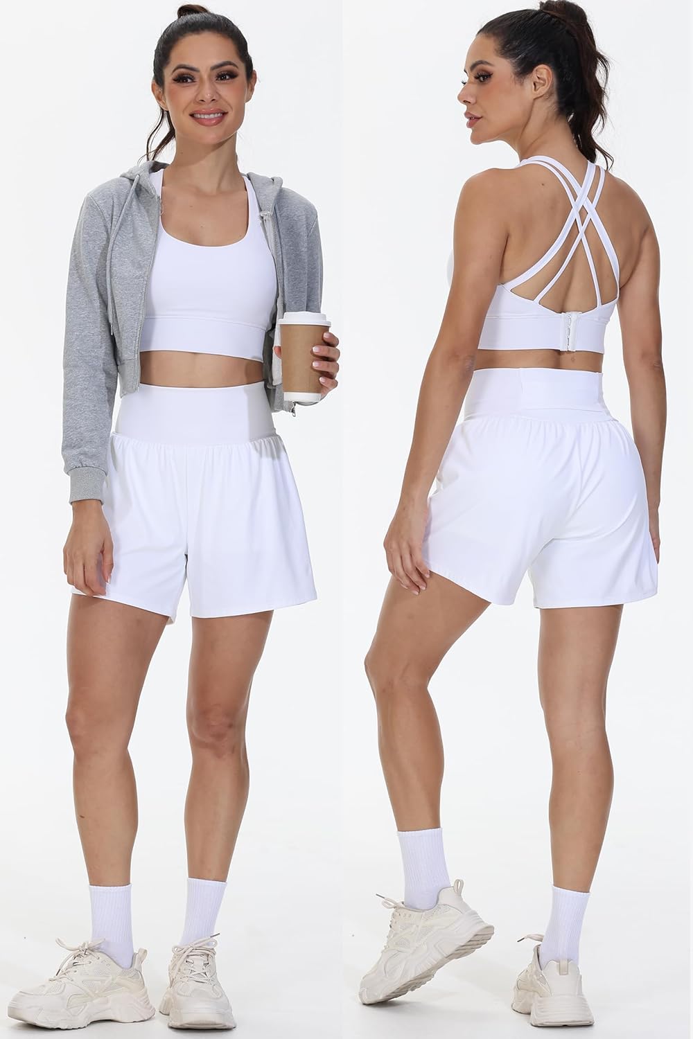 Blaosn Flowy Running Shorts Women Workout Athletic Gym Yoga High Waisted with Pockets Cute Sweat Short Pants Casual Summer - Image 4