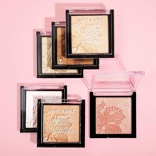 Miniatura 3 de wet n wild MegaGlo - Polvo resaltador, maquillaje iluminador, brillo brillante, tiempo de floración de oro rosa rosa