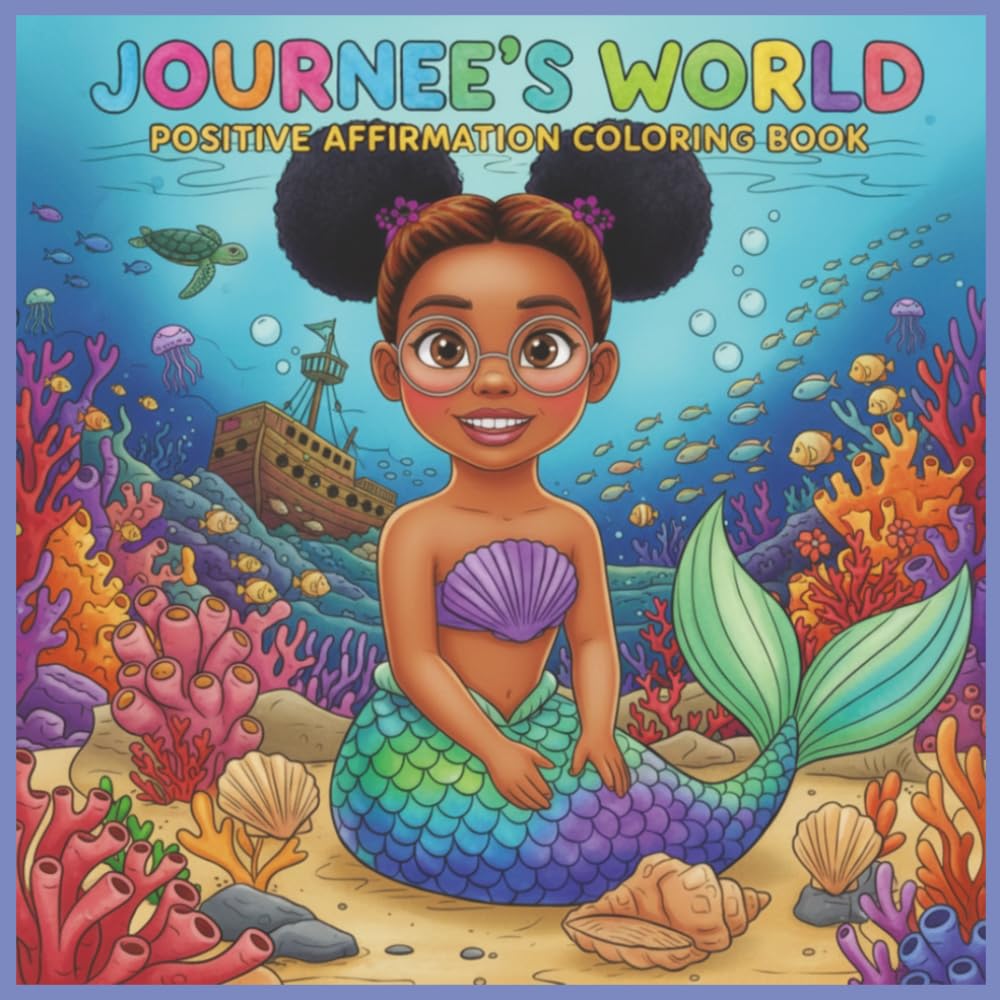Journee's World Positive Affirmation Coloring Book